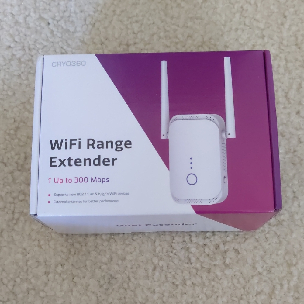 CRY0360 White WiFi Range Extender